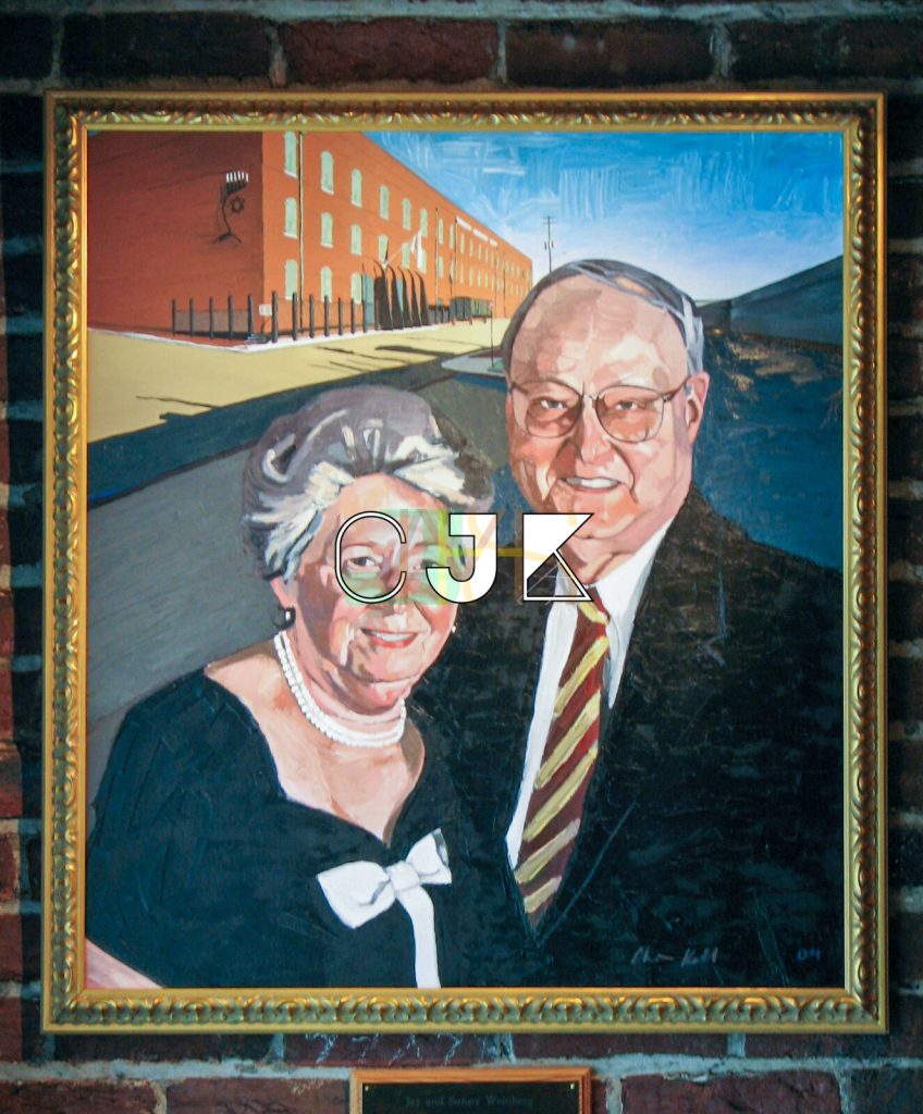 The Weinbergs. 2004. Generous donators to the VHM.