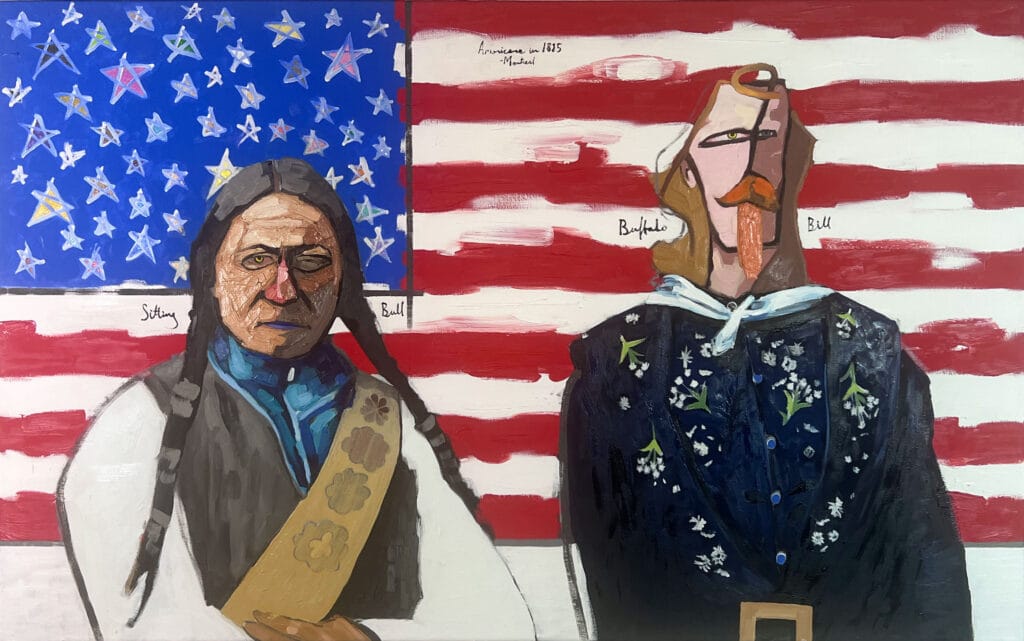 Americans in 1885 – Sitting Bull and Buffalo Bill Americans in 1885 – Sitting Bull and Buffalo Bill